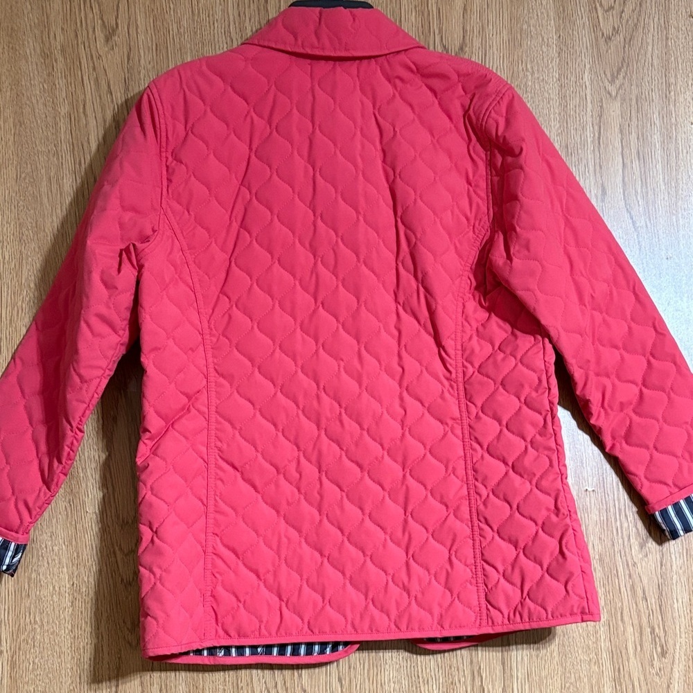 Karen Scott Coral Quilted Jacket - Picture 11 of 11